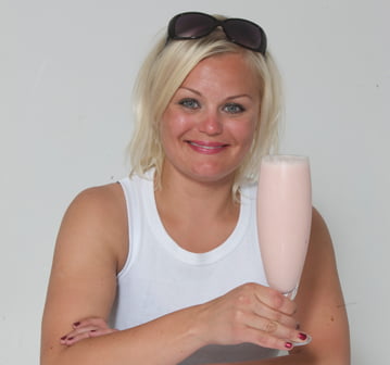 viktminskning-jordgubb-shake