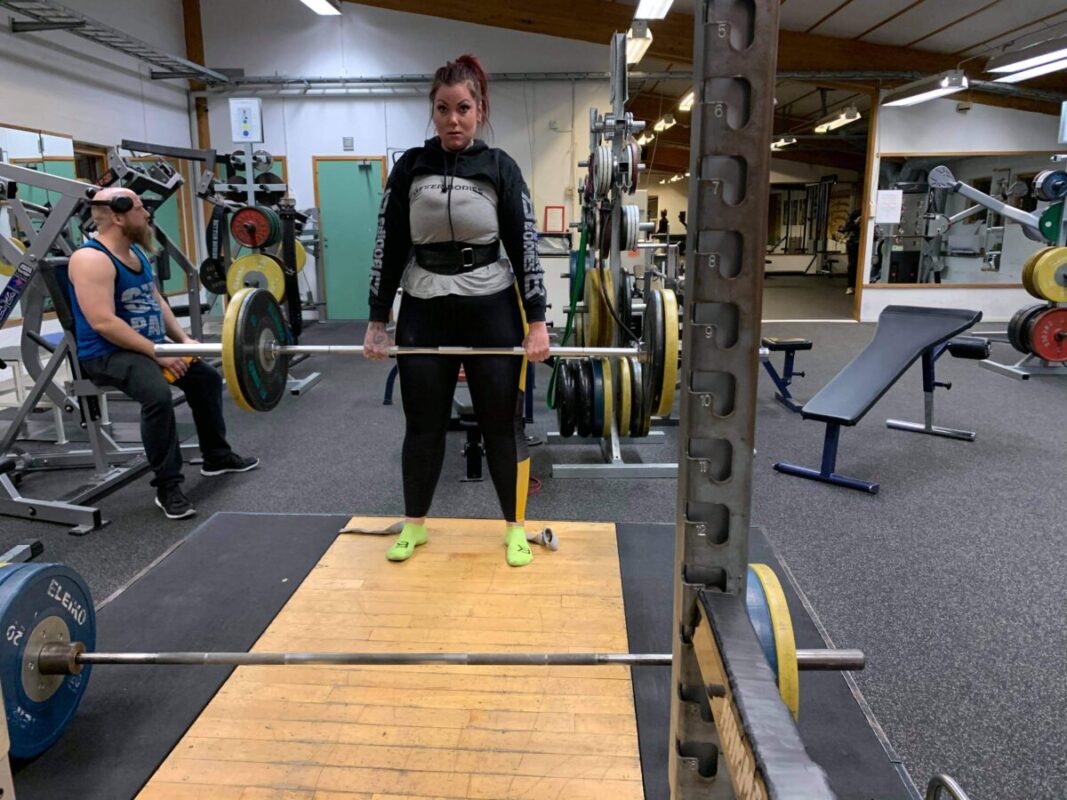 På gymmet