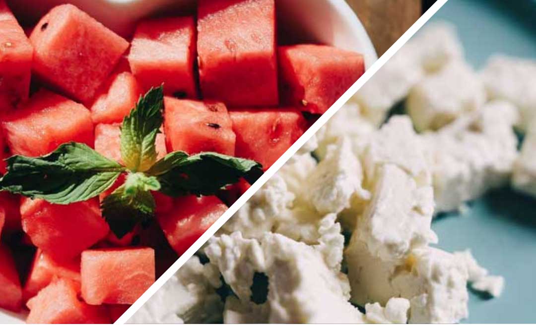 Melonspett-fetaost-mynta